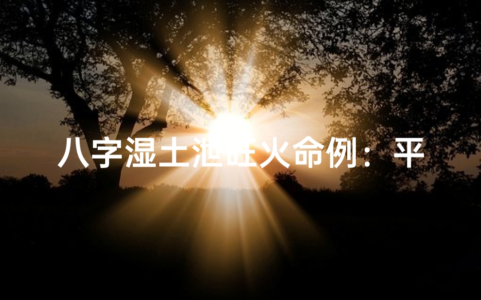 八字湿土泄旺火命例:平衡火旺之道-优贝算卦网
