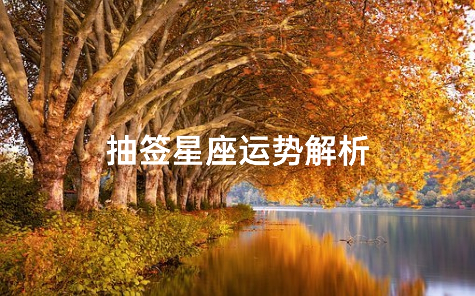 抽签星座运势解析