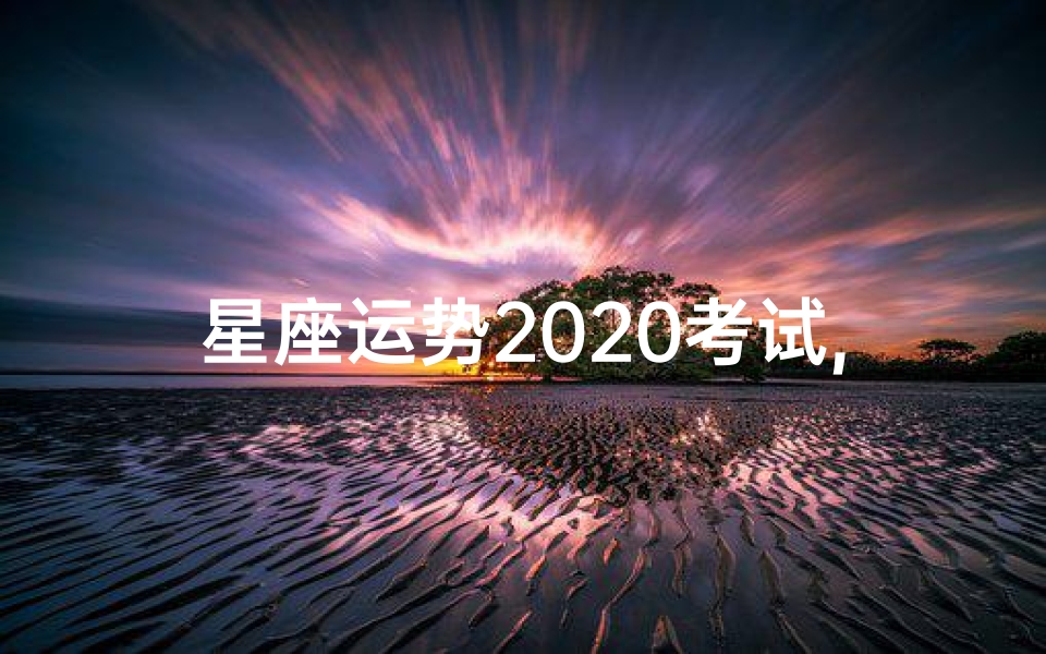 星座运势2020考试,《2020星座运势揭秘:考试运大揭秘》