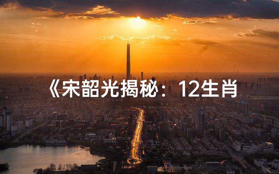 《宋韶光揭秘:12生肖运势大揭秘》
