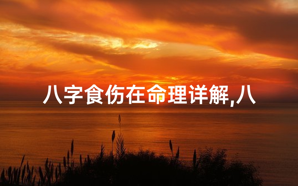 八字食伤在命理详解,八字食伤详解：揭秘命运中的变数与智慧