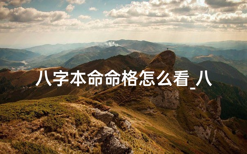 八字本命命格怎么看_八字本命是什么意思