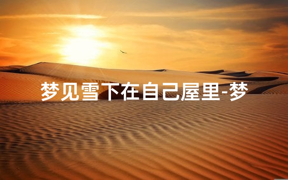 梦见雪下在自己屋里-梦见下雪飘进屋