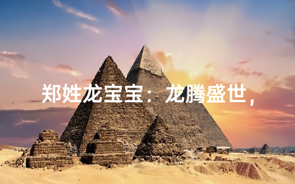 郑姓龙宝宝:龙腾盛世,郑家新篇章