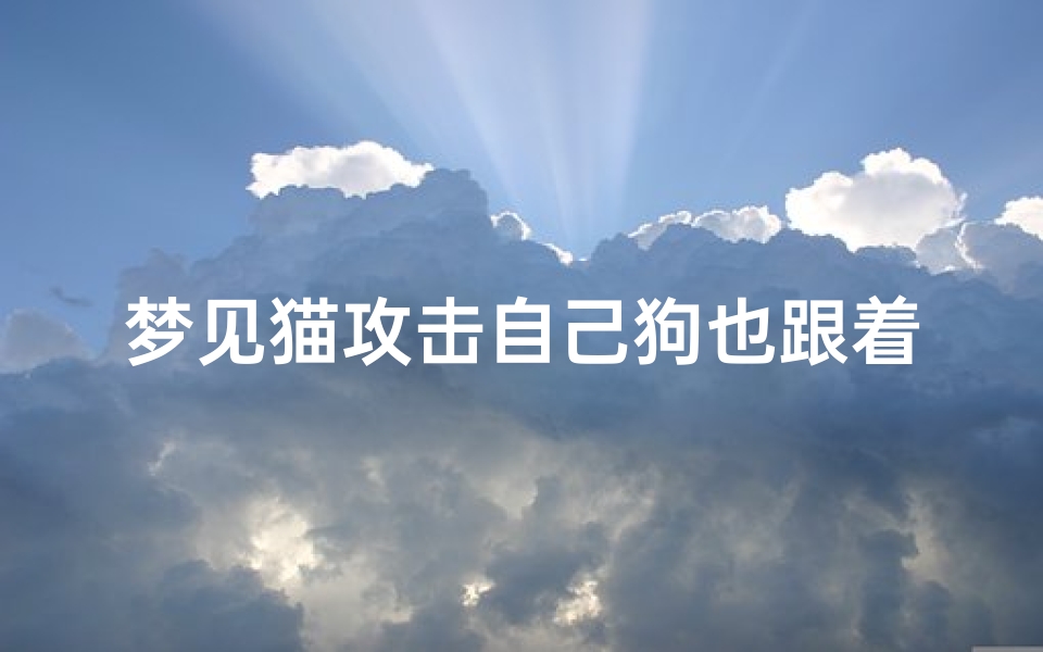 梦见猫攻击自己狗也跟着叫_梦见猫攻击自己狗也跟着叫怎么回事