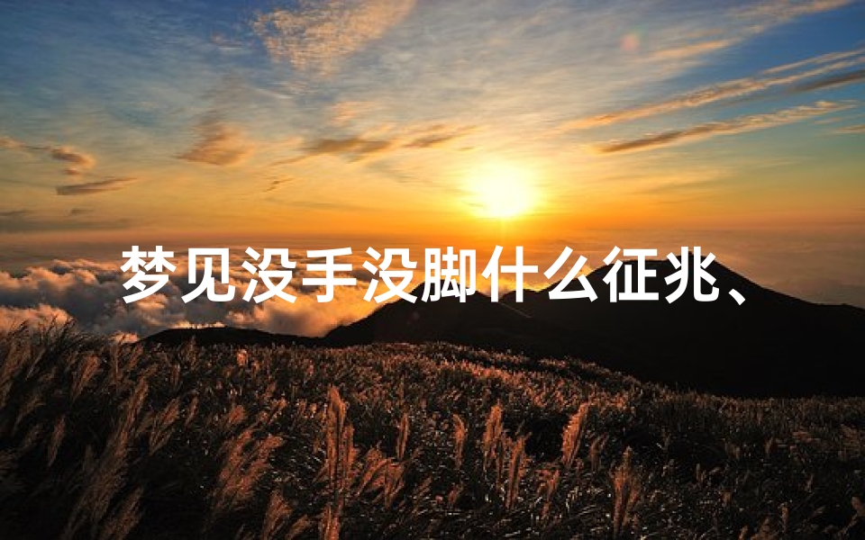 梦见没手没脚什么征兆、梦见没手没脚什么征兆啊