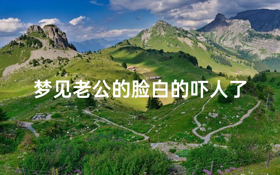 梦见老公的脸白的吓人了_梦见老公的脸白的吓人了什么意思