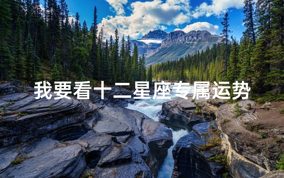 我要看十二星座专属运势