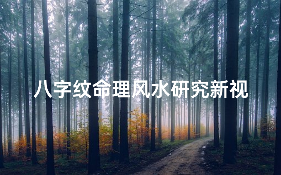 八字纹命理风水研究新视角