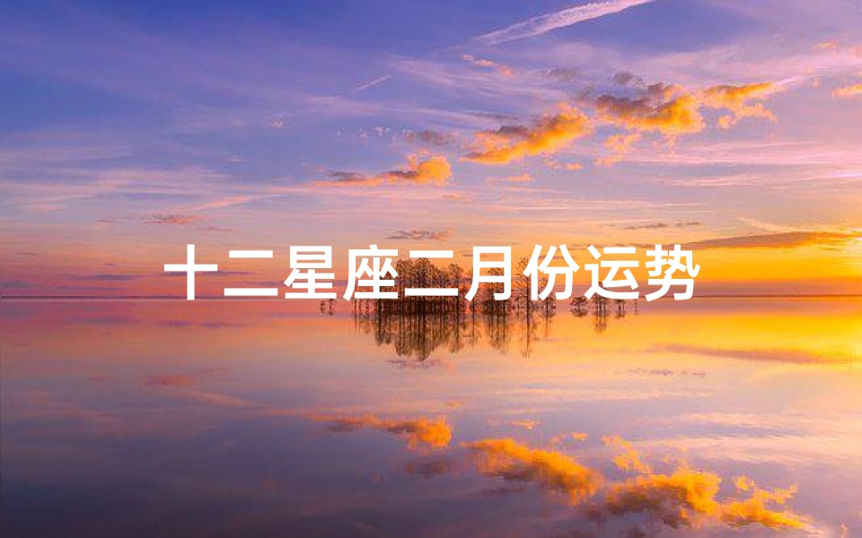 十二星座二月份运势
