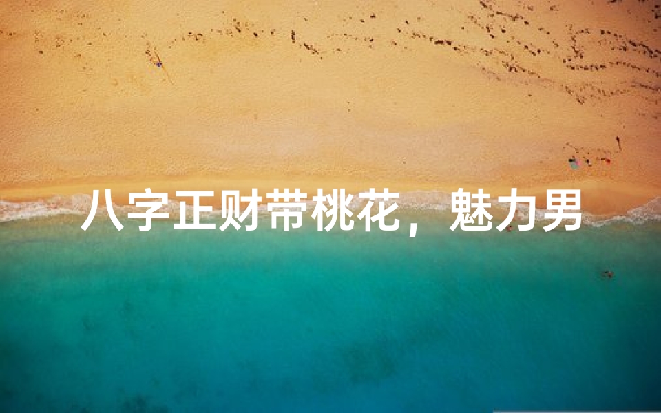 八字正财带桃花,魅力男命财运旺