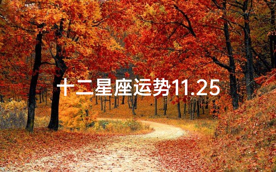 十二星座运势11.25