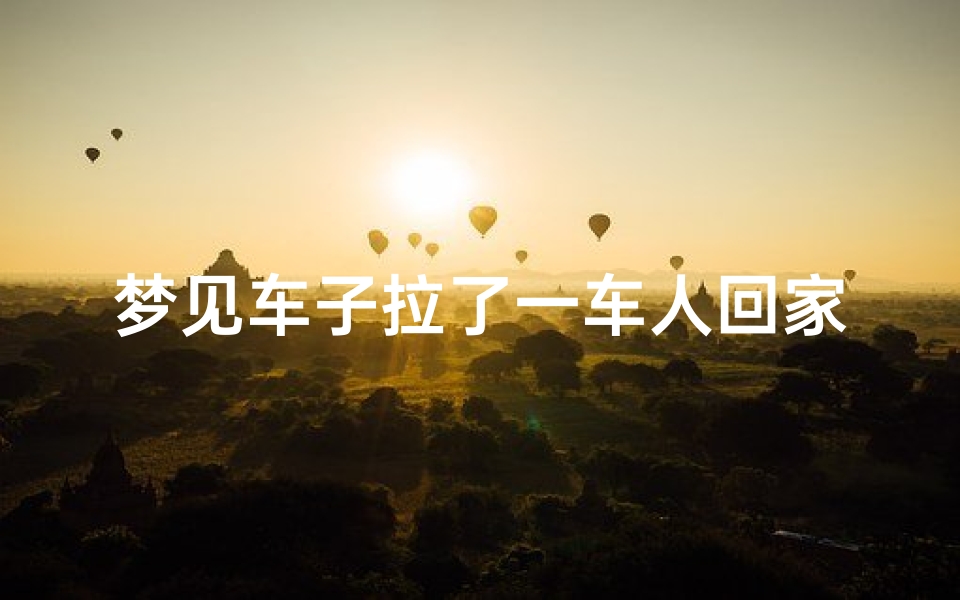 梦见车子拉了一车人回家_做梦拉了一车人回家