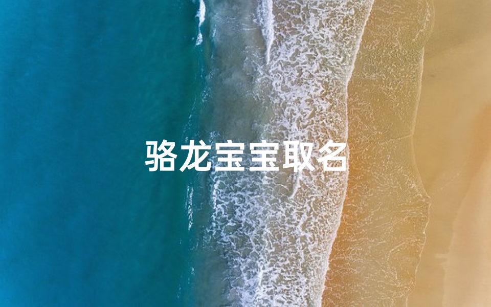 骆龙宝宝取名