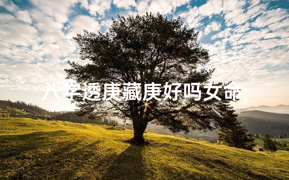 八字透庚藏庚好吗女命;八字透庚藏庚:女性命运之谜揭晓