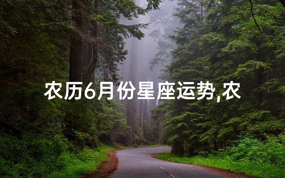 农历6月份星座运势,农历6月份星座运势如何