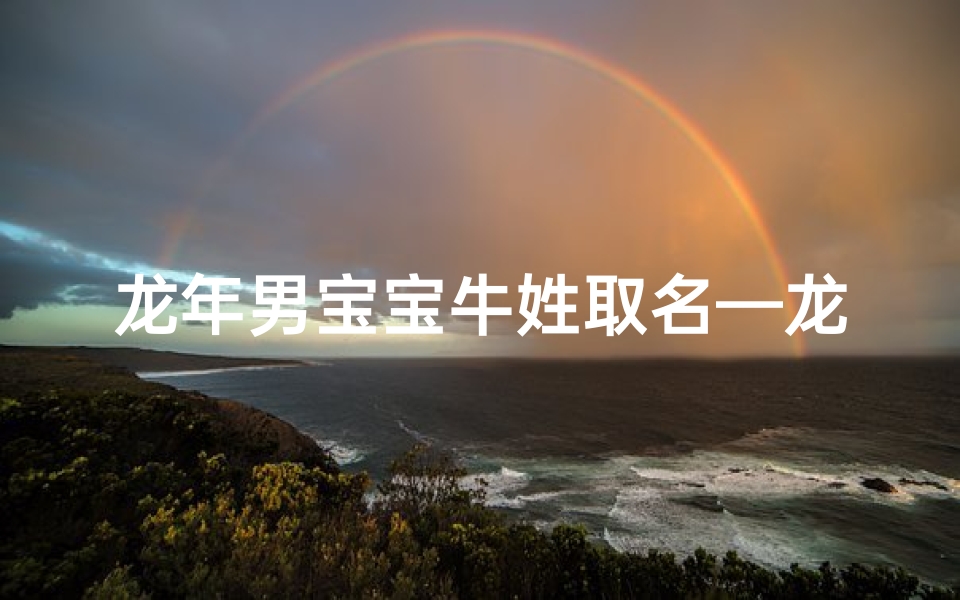 龙年男宝宝牛姓取名—龙年牛姓男宝宝:吉祥如意,未来可期